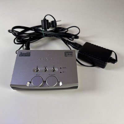 Creative Sound Blaster MP3+ SB0300 USB External Sound Card with Power Adapter