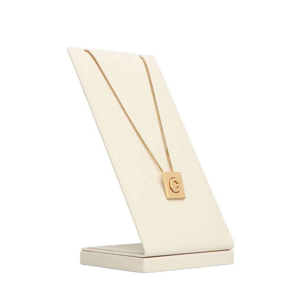 Celine Alphabet C Initial Necklace 46N0C6BRA 33618 116343361