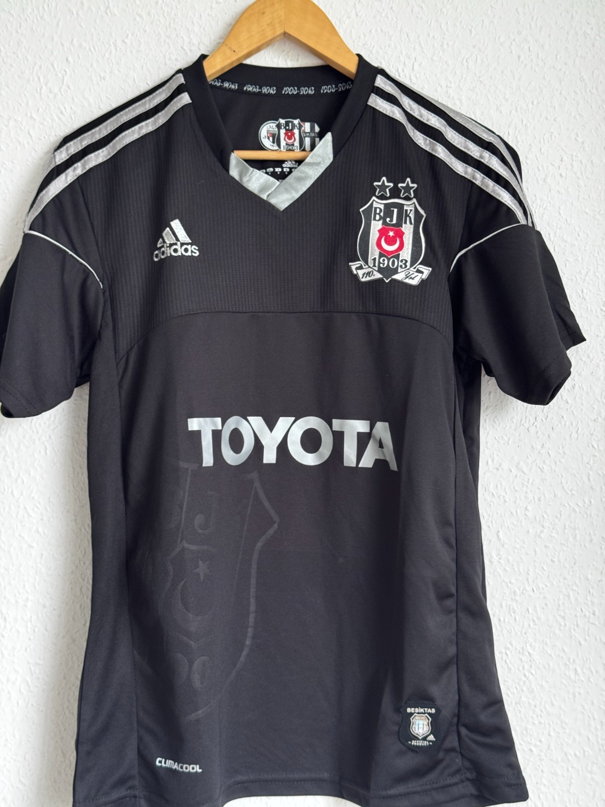 Beşiktaş J.K. 110th Anniversary Home Jersey from the 2012-2013 season, manufactured