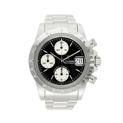 TUDOR OYSTERDATE 40 MM BLACK DIAL BLOCK REF: 79180TU EDELSTAHL ORIGINAL BOX