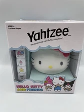Sanrio Hello Kitty And Friends YAHTZEE Hasbro USAopoly Head Dice Cup NEW