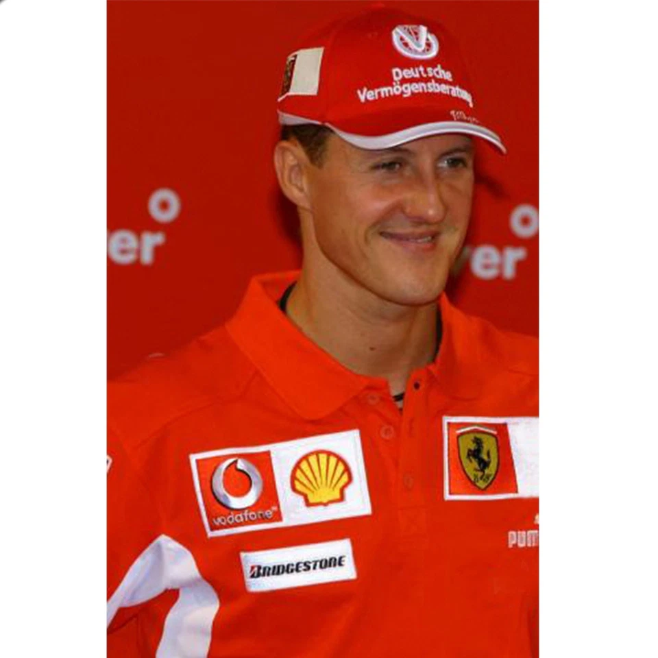 Michael Schumacher SIGNED F1 team shirt jersey - CAP - helmet - RARE Autograph - Image 3 of 3