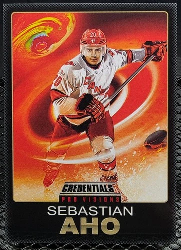 Sebastian Aho 23/24 Upper Deck Credentials Pro Visions Case Hit SP