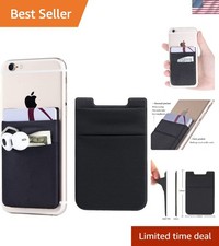 Double Pocket Stick-On Phone Wallet - Secure and Functional Card Holder