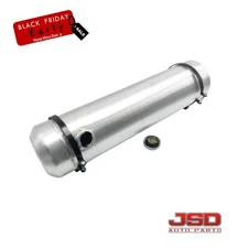 Round Gas Tank Fuel Tank Cell w/Baffle 7 Gallon 8''x33'' 3/8'' NPT Aluminum Spun