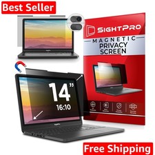 Magnetic Laptop Privacy Screen 14 Inch 16:10 - Removable Computer Privacy Fil...