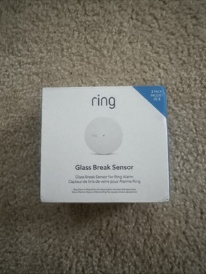 Ring Alarm Glass Break Sensor 2-Pack 4AG1S1-0EN0   New Sealed