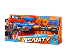 XSHOT Insanity Motorized Rage Fire Toy Dart Blaster by ZURU Tripod NEW NIP