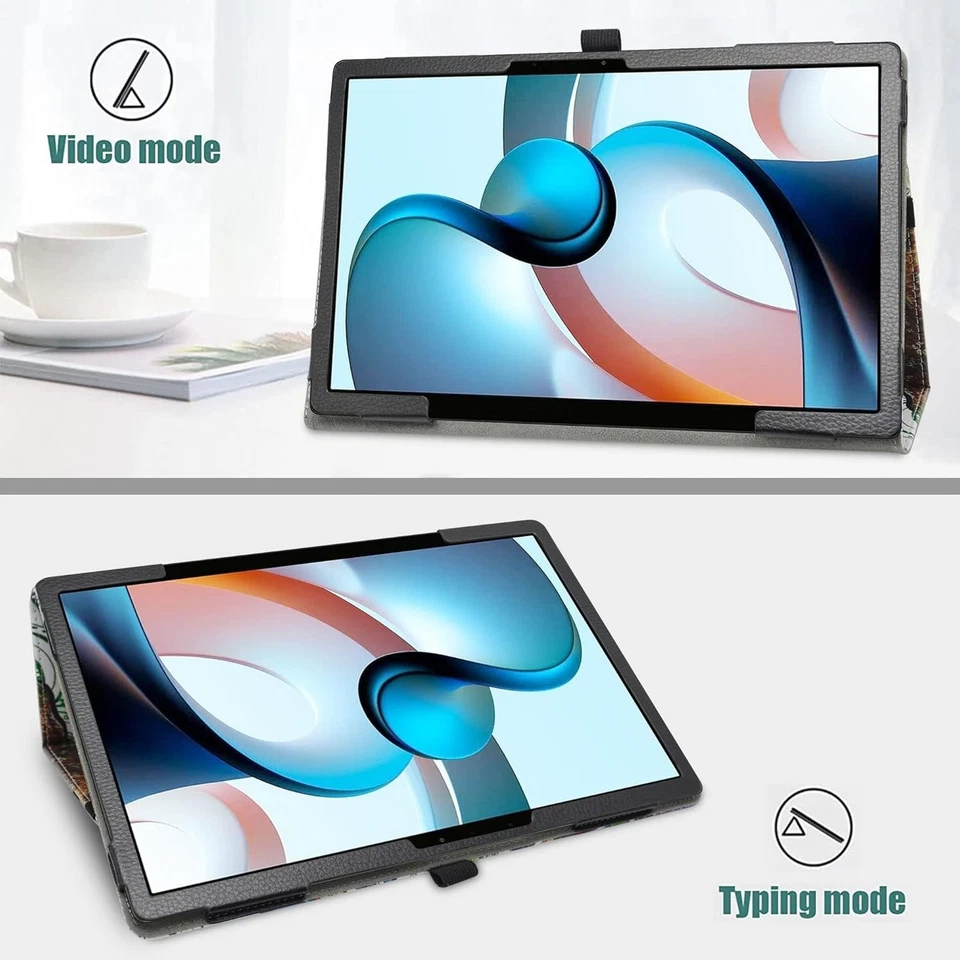 MAMA MOUTH 12.4" Xiaomi Book S Case Slim Folio Folding Stand PU Leather Cover - Image 4 of 4