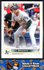 Seth Brown 2022 Topps Update #US166 Oakland Athletics Baseball