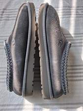 UGG Women's Tasman Slippers Suede Cozy Slip On Gray Size 8