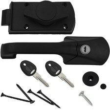 FAP Door Lock Lock Door Handle Caravan Motorhome Caravan Black Complete