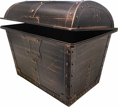 Large Plastic Treasure Chest Classroom Rewards Pirate Party Goody Box (TCR8759)