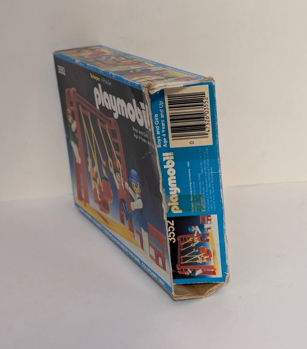 プレイモービル　3552 Vintage 80s Playmobil Swing Set 3552 Complete W/ Box