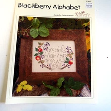 The Victoria Sampler- Design by Cathy Jean-Blackberry Alphabet Chart