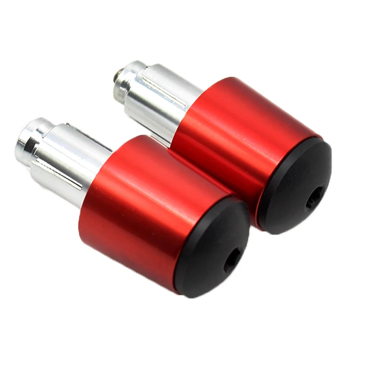Tapones Rojos Anodizados Para Extremos De Manillar – Compatibles Con Honda CBR1000RR, CBR1100XX Y CBR125
