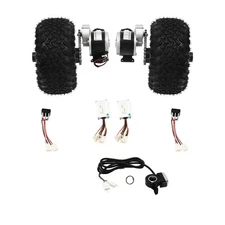 10" 24V 250W Electric Cart ATV Motor Air Wheel Set Beach Scooter Conversion Kit