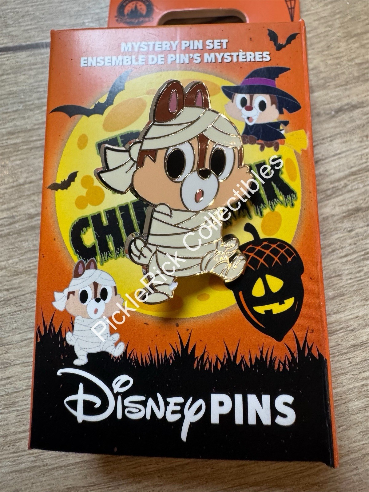 Disney Parks Pin 2026 Trick Or Chipmunk Mystery Set Chip Mummy Only No Box