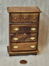 VINTAGE CHEST OF DRAWERS FOR MINIATURE DOLLHOUSE