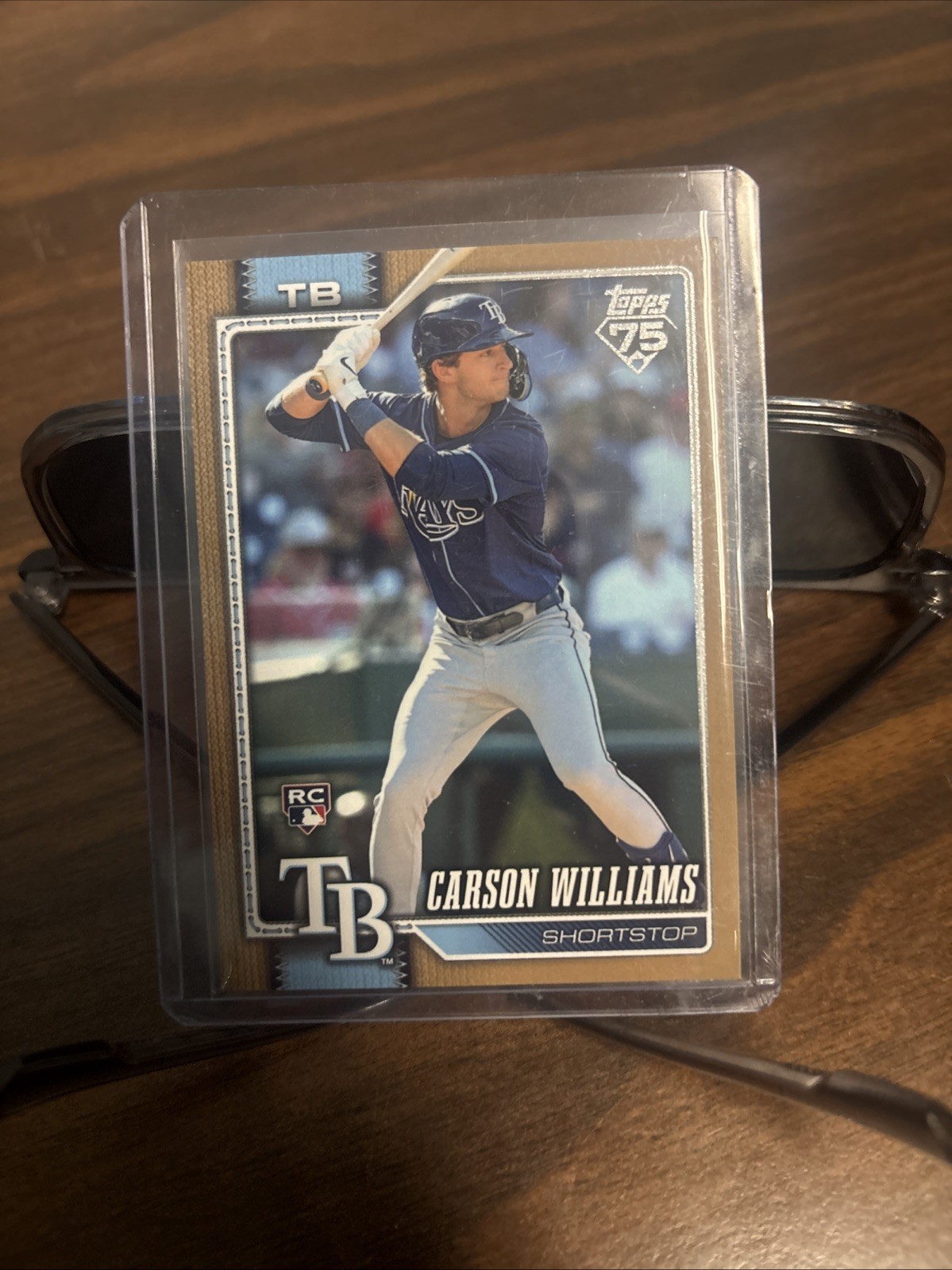 2026 Topps Series 2 RC Carson Williams numbered /2026 Gold Border RAYS