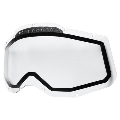 100% Ersatzglas Racecraft Gen. 2 / Accuri Gen. 2 / Strata Gen. 2 Klar - Vented D
