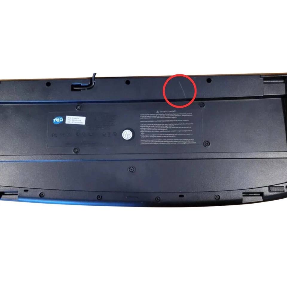 Logitech Deluxe 250 Keyboard PS2 Layout French Azerty Fr Wired With Cable - Image 4 of 4