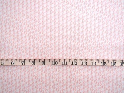 1 yd 100% Cotton Fabric ''Dewdrops'' by Andover Fabrics White with Pink/Light Red