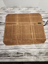 Chef  s Knife Roll Bag   Made of Waxed Canvas 8-way