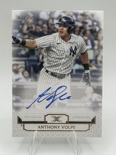 2024 Topps Definitive Collection Defining Images Autographs Anthony Volpe /25 