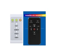 Remote Control for Electactic R.W.Flame Rintuf S230B-BLACK S230B-BEIGE S230B-...