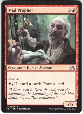 Mad Prophet 171 Shadows over Innistrad SOI U MTG Magic The Gathering U MP
