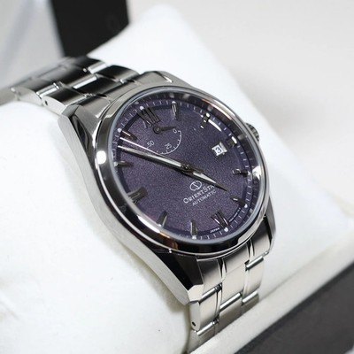 Orient Star Automatic Purple Dial Stainless Steel Men's Watch RE-AU0112V00B