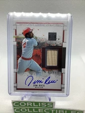 2024 Panini Impeccable Jim Rice Immortal Ink Silver Holo Auto /25 #II-JR