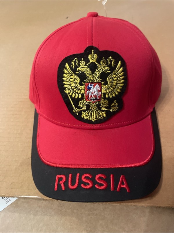 Russia Baseball Cap Russian Flag Embroidery Snapback NWT