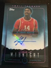 2023-24 Topps Midnight - Stroke of Midnight Autographs De'Andre Hunter #SMA-DH