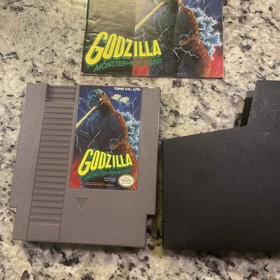 Godzilla: Monster of Monsters! w/ instruction manual Authentic Nintendo NES