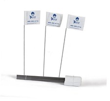 Electric Dog Fence Boundary Flags for Visual Aid During Underground 200 Count