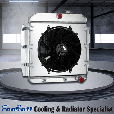 #ad #ad 3 ROW Radiator Shroud Fan For 55 1959 Chevrolet Truck Pickup Suburban Apache $229.00