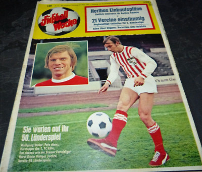 Fußball Woche Nr.13/1972 Uwe Seeler/Hertha/Wolfgang Weber/Sepp Herberger 75