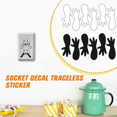 5Pack Electrical Outlet Stickers Prank Fake Joke Funny New Sticker Z1F1 B4U4