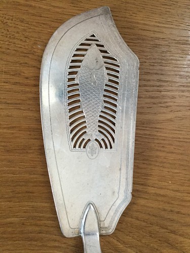 ANTIQUE SOLID SILVER FIDDLE PATTERN FISH SLICE LONDON 1817 - Picture 2 of 6