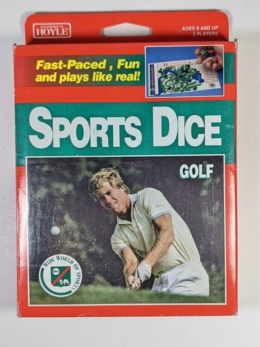 Hoyle Sports Würfel Golfspiel Vintage 1995 Reisegröße Brettspiel (NEU ALTER BESTAND!) - Bild 1 von 9