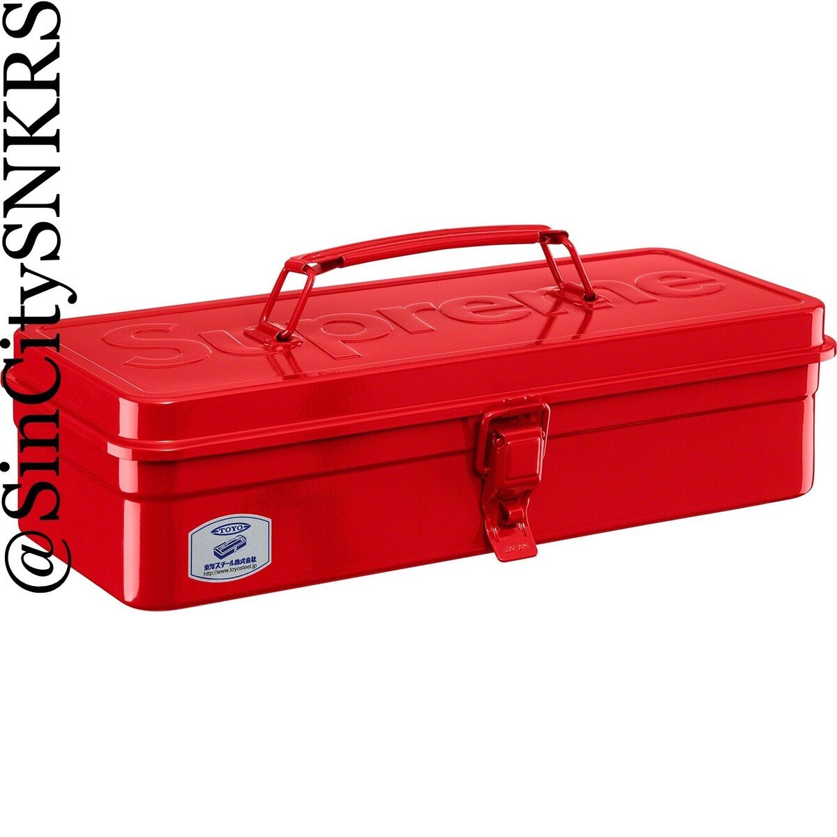 Supreme Toyo Steel T-320 Tool Box RED FW22 - New With Box