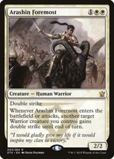 Arashin Foremost Dragons of Tarkir HEAVILY PLD White Rare MAGIC CARD ABUGames