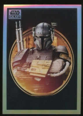 2021 Topps Star Wars Galaxy Chrome Mandalorian Visions Insert Card