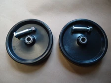 2 Pack Mower Deck Wheels & Bolts For John Deere 110 112 140 212 214 216 300 314
