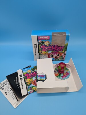 DS Zoobles Spring to Life Mit Spielzeug (Nintendo DS) NDS 3DS 
