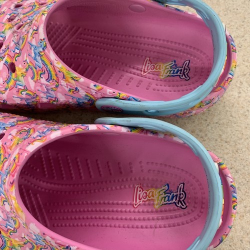 Lisa Frank Rainbow Unicorn Crocs Size 3 - 第 3/6 張圖片
