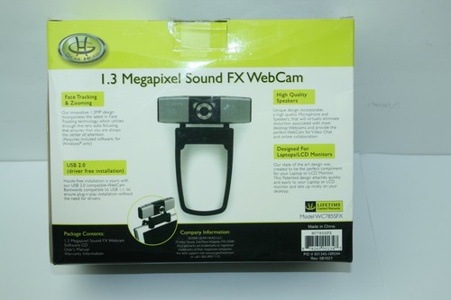 Gear Head Sound FX Webcam - 1.3MP HD Video & Audio - Afbeelding 7 van 7