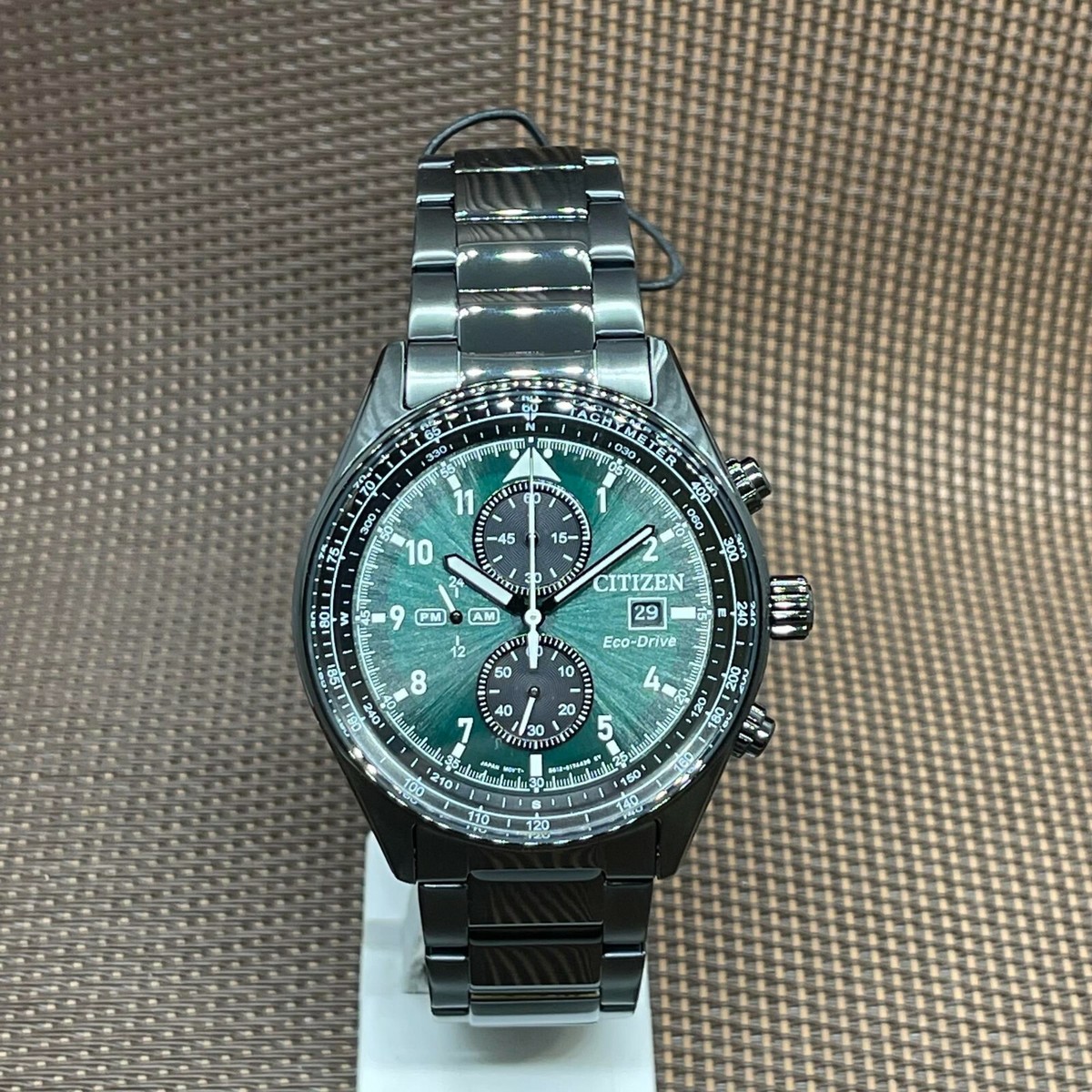 Citizen CA0775-87X Eco-Drive Chronograph Black IP Stainless Citizen CA0775-87X Eco-Drive Chronograph Black IP Stainless
